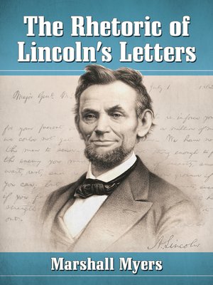 cover image of The Rhetoric of Lincoln's Letters
